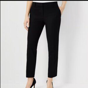 ANN TAYLOR THE EVA ANKLE BLACK PANT TROUSER NWOT $98 8